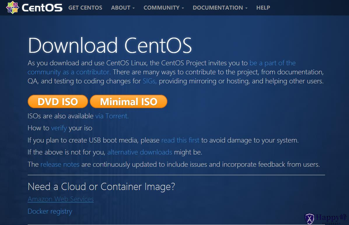 Centos7.6操作系统安装-Happy峰