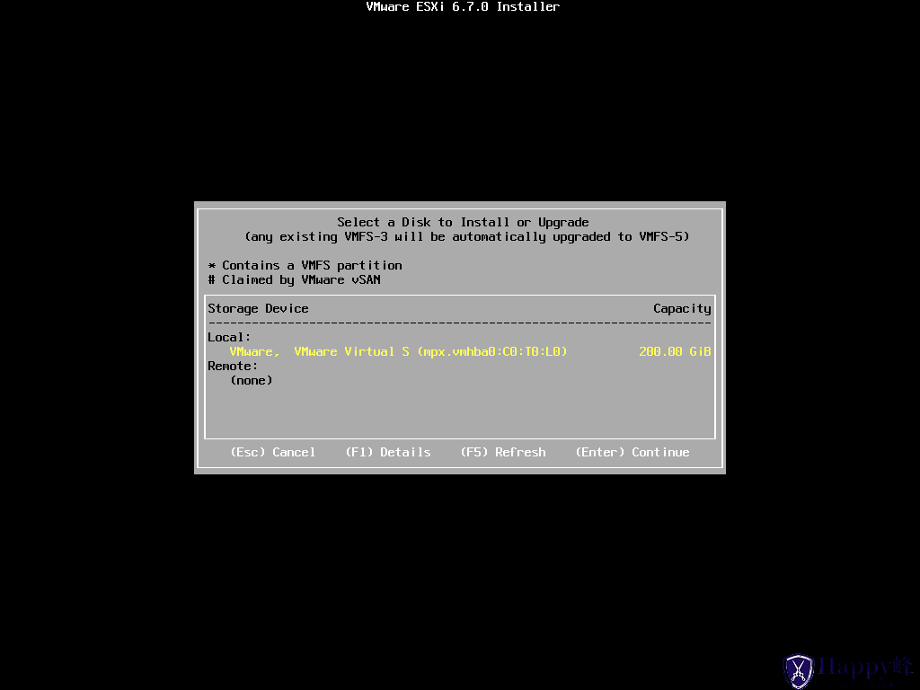 图片[7]-VMware ESXi 6.7安装过程介绍-Happy峰