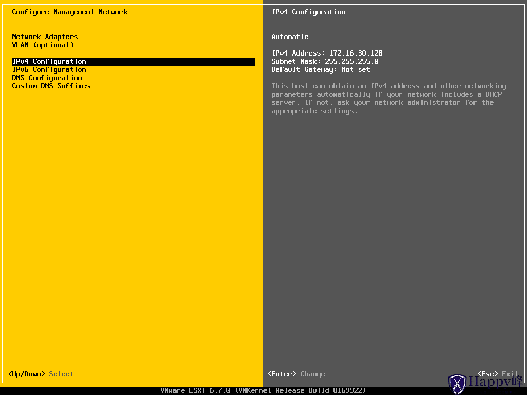 图片[17]-VMware ESXi 6.7安装过程介绍-Happy峰