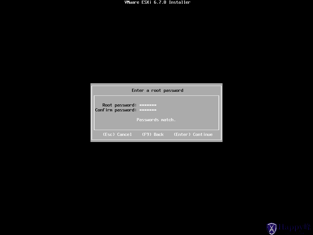 图片[9]-VMware ESXi 6.7安装过程介绍-Happy峰