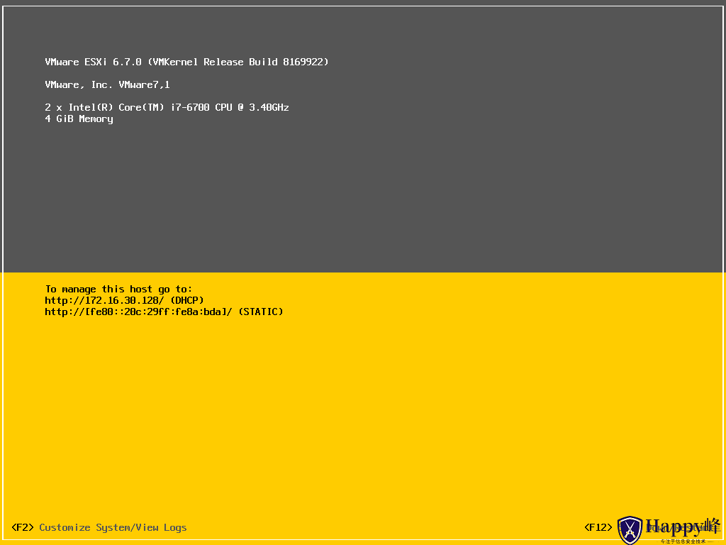 图片[14]-VMware ESXi 6.7安装过程介绍-Happy峰