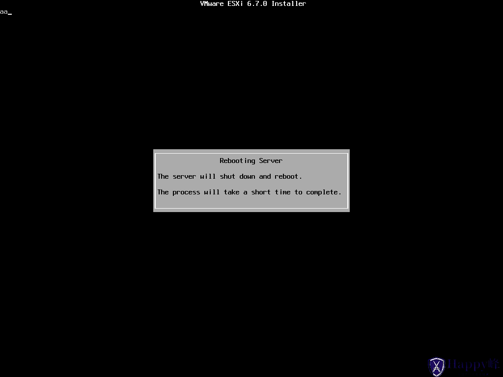 图片[13]-VMware ESXi 6.7安装过程介绍-Happy峰